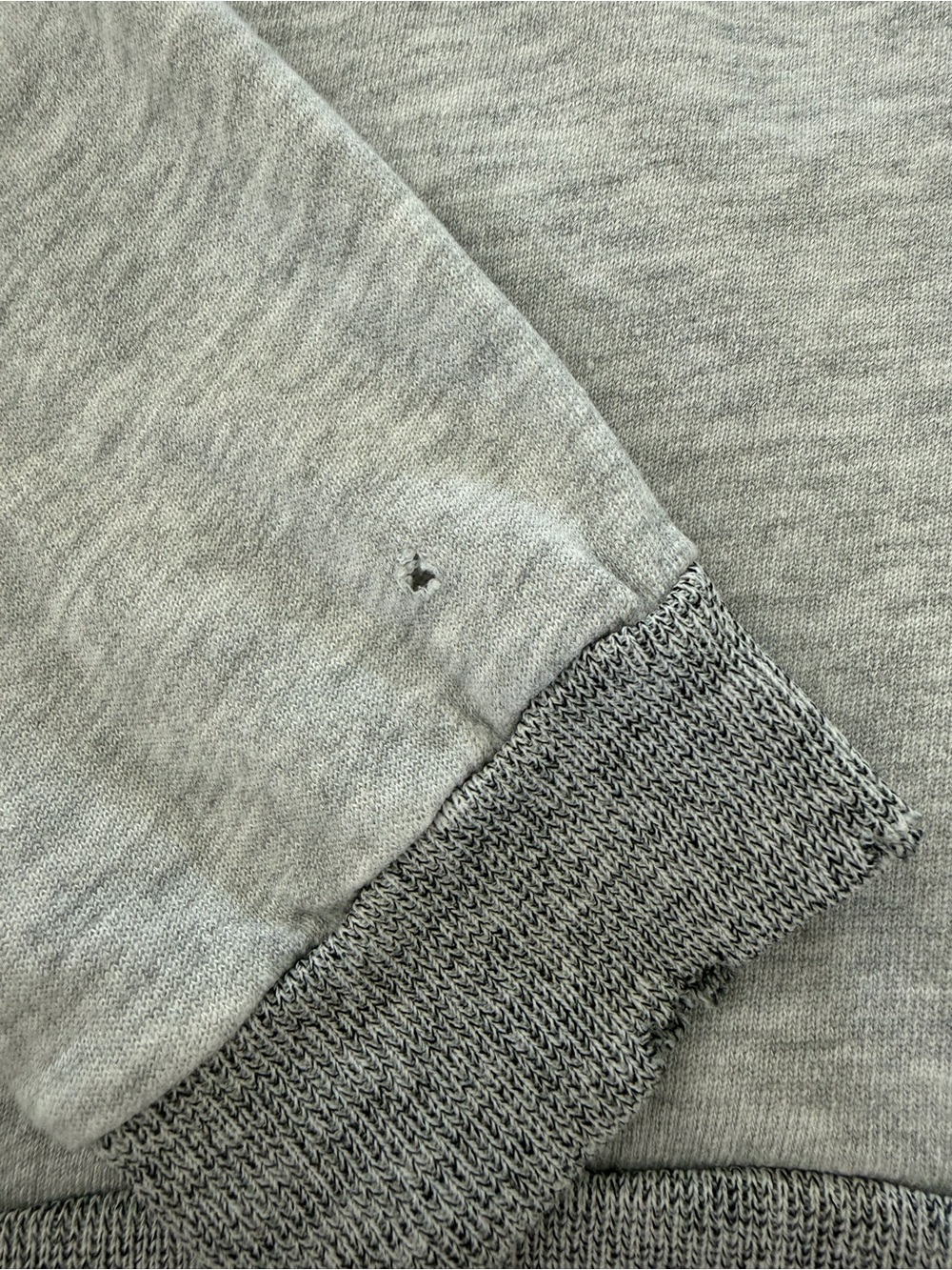 Shrunken Distressed Ruffle Bib Sweatshirt - Picture 8 of 8